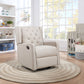 Milah - Gliding Swivel Recliner Tufted