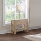 Flores - 1 Drawer Nightstand With Dual USB Ports - Mango Color