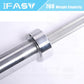 Barbell Bar For 2" Olympic Plates, Home Gym Weightlifting Bar 4Ft Solid Chrome Weight Bar 5Ft Fitness Training Curl Barbell 7.2Ft - Silver