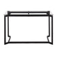 Masters - Modern Office Desk - Black / Clear