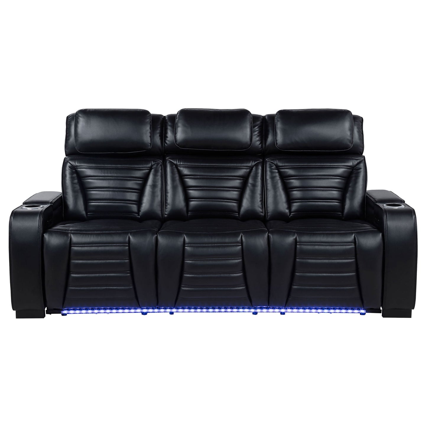 Isadora - Power Reclining Sofa With Dual Independent Recline - Black