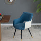 Side Chair, Living Room Bedroom Kitchen Vanity Accent Chair (Set of 2) - Blue