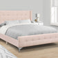 Queen Size Bed Upholstered - Pink