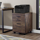 File Cabinet Rolling Mobile Storage Drawers Printer Stand For Office