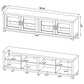 Arnaud - 4 Door TV Stand - Black