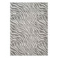 Geometrix - 5'3" X 7'3" Area Rug Geometric & 3D Effect - Ivory / Gray