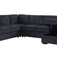 Nyhan - Upholstered Corner Sectional With Pull Out Loveseat And Storaged Chaise