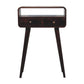 Solid Wood Curved Console Table