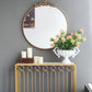 Classic Design Mirror With Baroque Inspired Frame For Bathroom, Entryway Console Lean Against Wall