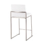Fuji - Contemporary High Back Counter Stool, Functional Design