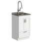 Reed - Deluxe Laundry Cabinet With Pull-Out Faucet And Stainless Steel Sink