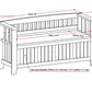 Acadian - Entryway Storage Bench, Handcrafted