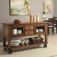 Kadri - Kitchen Cart - Distressed Chestnut