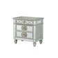 Varian - Mirrored Nightstand - Silver