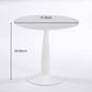 Pedestal Table, Round For Kitchen - White