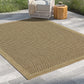Earth - 7'10" X 10'3" Polypropylene Indoor, Outdoor Area Rug - Jute, Mocha