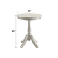 Alger - Accent Table - White