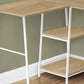 Computer Desk, Home Office, Corner, Storage Shelves, L Shape, Work, Laptop, Contemporary, Modern - Base