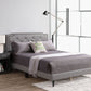 Button Tufted Bed Charming For Cozy Spaces