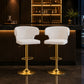 Adjustable Swivel Bar Chair With High Back Support
