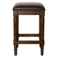 Square Stool With Upholstered Seat
