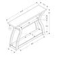 Accent Console Table For Entryway, Unique Curved Design