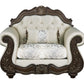 Pierce - Chair With Pillow - Beige / Cherry