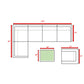 Wicker Seating Group Set With Table And Cushions