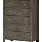 Transitional Elegant Storage Chest - Gray