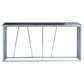 Firewood Rack, Log Holder With Roof, Log Storage, Firewood Stand For Outdoor Backyard Garden Patio Porch, Galvanized Steel - Gray
