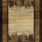 Nature's Nest - 5'3" X 7'3" Lodge Area Rug - Multi / Black