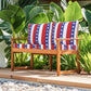 24X24 Inch Outdoor Deep Seat Cushion Set Waterproof Fade Resistant Patio Furniture Cushions With Removable Covers, Adjustable Straps & Handles (Set of 2) - Red
