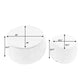 Round Storage Ottoman, 2 In 1 Function, End Table And Ottoman