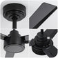 Ceiling Fan Without Light, 3 Blades Farmhouse Ceiling Fan With Remote Control 6-Speed Reversible Dc Motor For Living Room, Bedroom, Kitche
