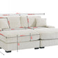 4 Seater Oversized Sectional Sofa With 2 Ottoman And 2 Pillows