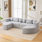 Boneless - Couch Modular Sectional Sofa With Deep Seating And Curved Design
