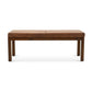 Austin - Bench With Lines - Antique Brown / Brown / Rustic / Tan