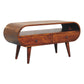 Solid Wood Circular TV Stand