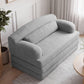 2 Seater Sofa Bed, Compact Foldable Floor Couch