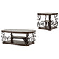 Arrize - Coffee And End Table Set With Scroll Legs