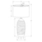 Lighting, Table Lamp, Resin, Modern - Gray / Cream