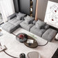 Modern Oversized, Modular Sectional Sofa With Pillows