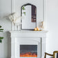 Arch Mirror, Baroque Inspired Wall Decor For Bathroom, Bedroom, Living Room