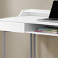 Computer Desk For Home Office, Storage Drawers, Versatile Placement - White