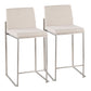 Fuji - Contemporary High Back Counter Stool, Functional Design