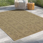 Earth - 5'3" X 7'3" Polypropylene Indoor, Outdoor Area Rug - Jute, Mocha