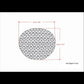 Nisi - Round Knitted Outdoor / Indoor Pouf - Light Gray