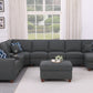 Eric - 9 Piece Upholstered Sectional With Ottoman