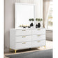 James - 6 Drawer Dresser With Mirror