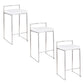 Fuji - Contemporary Elegant Stackable Counter Stool Set